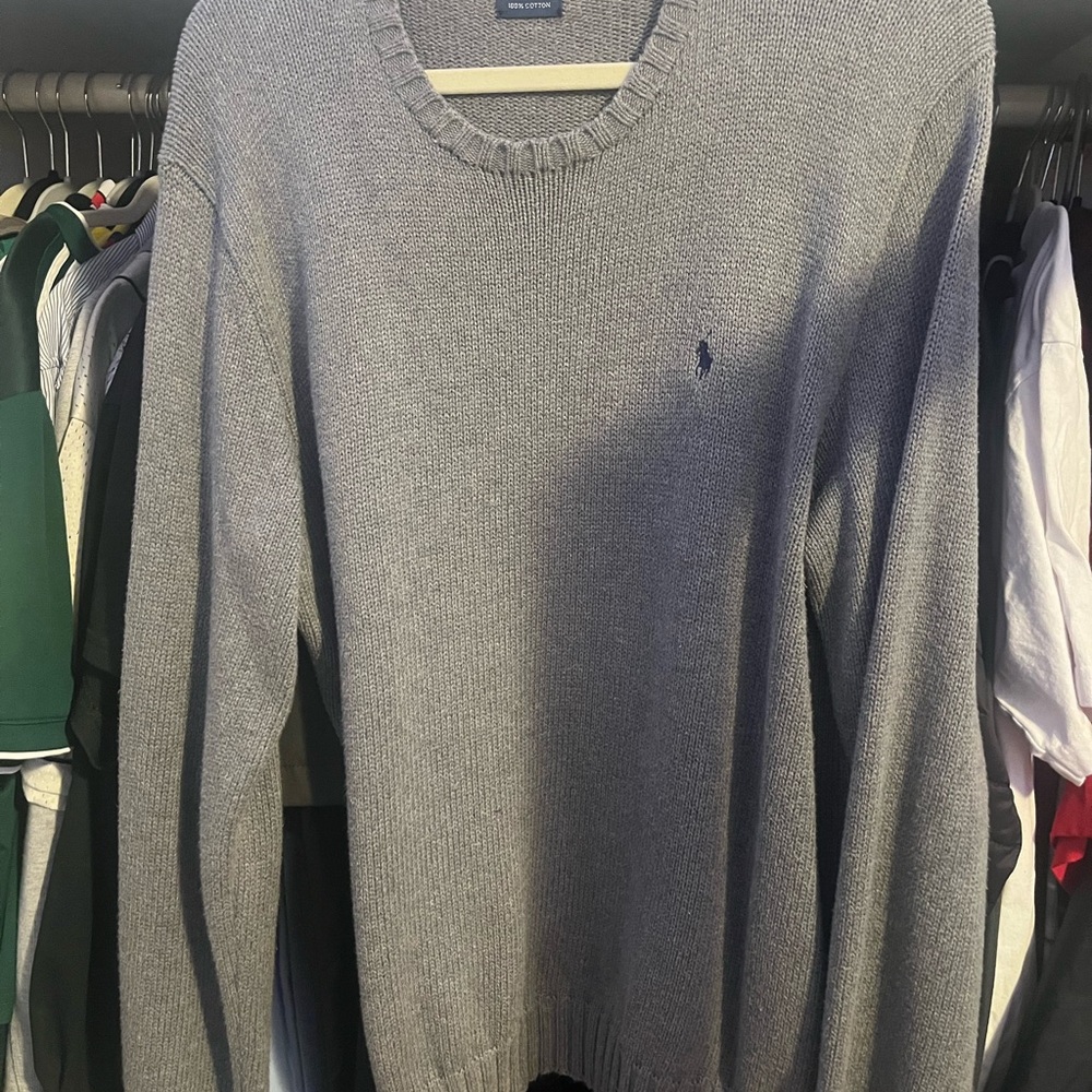 Ralph Lauren textured cotton crewneck sweater